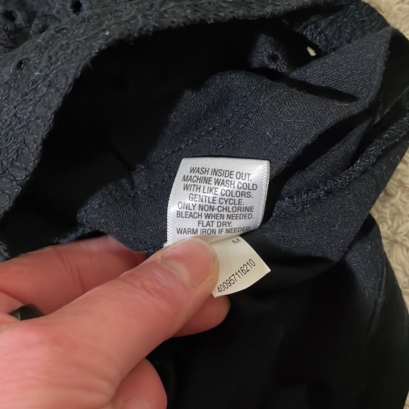 Croft&Barrow Black three-quarter Top / SIZE M / Black - Picture 6 of 6